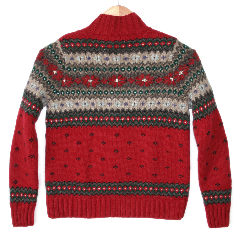 Ralph Lauren Wooly Fair Isle Ugly Ski Sweater The Ugly Sweater Shop