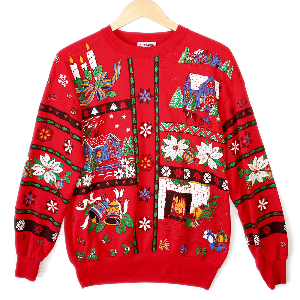 Ugly Vintage Christmas Sweaters 