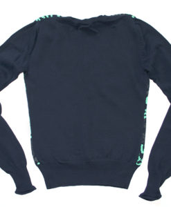 Paul & Joe Navy V-Neck Cashmere Blend Ugly Sweater Junior's Women's Size Large (L)