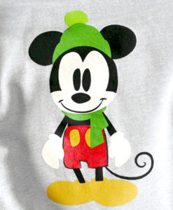 Disney Mickey Mouse Ugly Christmas Hoodie Sweatshirt Women's Size Large (L) 1