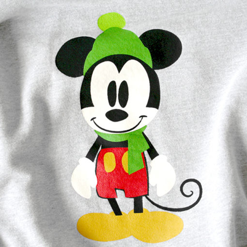 Disney Mickey Mouse Ugly Christmas Hoodie Sweatshirt Women's Size Large (L) 1