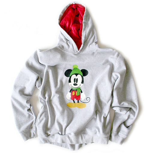 Disney Mickey Mouse Ugly Christmas Hoodie Sweatshirt Women's Size Large (L)