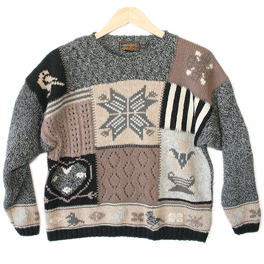 Patchwork Mishmash Tacky Ugly Ski Sweater - The Ugly Sweater Shop