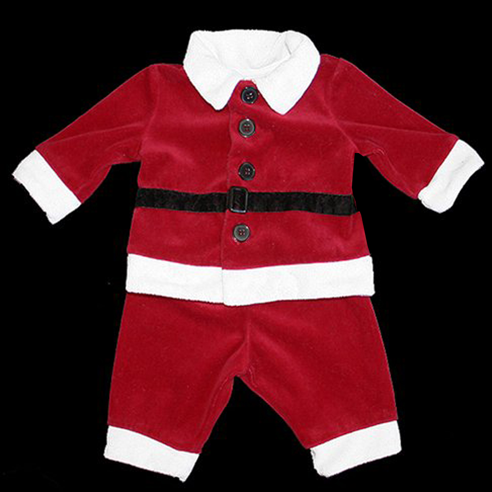 Baby Soft Velour Christmas Santa Suit - The Ugly Sweater Shop