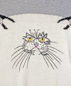 Grumpy Cat Vintage 80s Acrylic Ugly Sweater