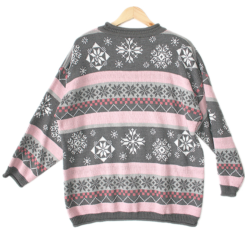 Oversized Beads & Ropes Tacky Ugly Ski Sweater - The Ugly Sweater Shop