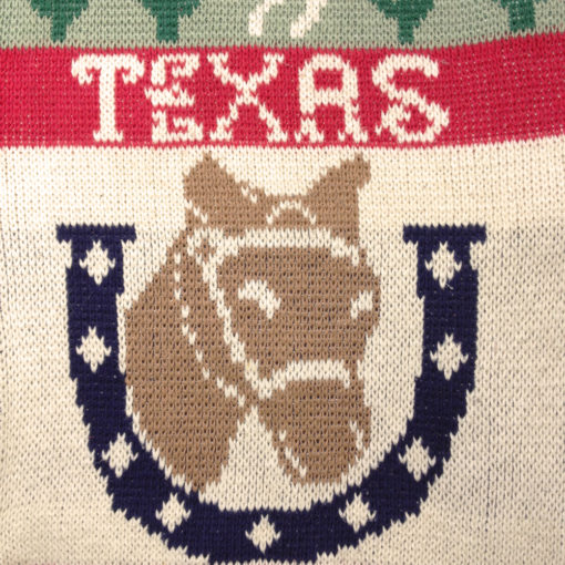 Vintage 90s Texas Cowboy Tacky Ugly Sweater