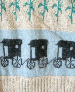 Amish Paradise Wool Cardigan Ugly Sweater 5