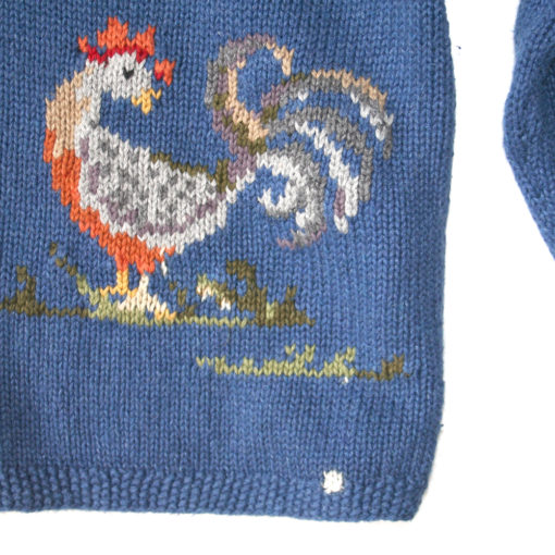 Cock-a-Doodle-Doo Rooster Theme Tacky Ugly Sweater