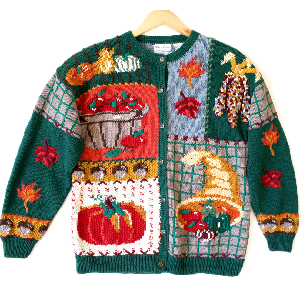 Thanksgiving cardigan shop