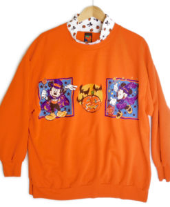 Disney Mickey Mouse Minnie Halloween Sweatshirt Plus Size