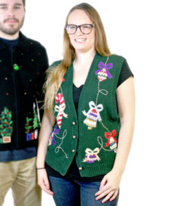 Jingle Bells Tacky Ugly Christmas Sweater Vest