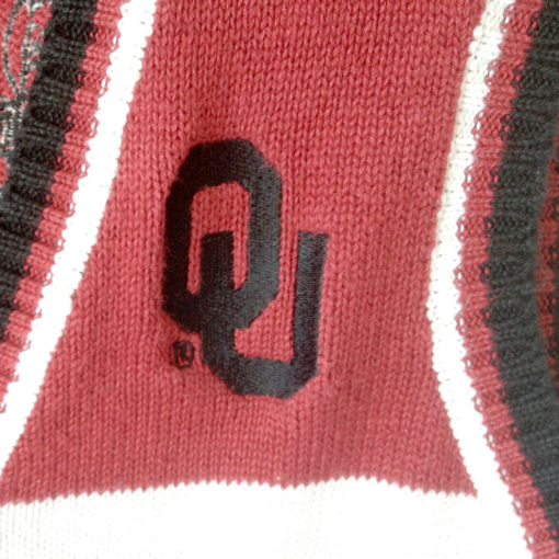 Oklahoma OU Sooners Football Tacky Ugly Sweater Vest 2