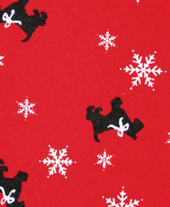 Scottie Dogs and Snowflakes Tacky Ugly Christmas Turtleneck