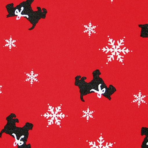Scottie Dogs and Snowflakes Tacky Ugly Christmas Turtleneck