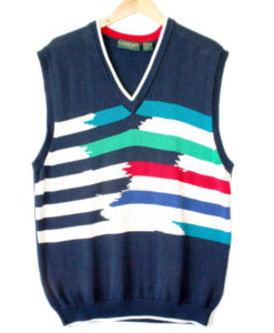 Unfinished Paint Job Golf Ugly Sweater Vest