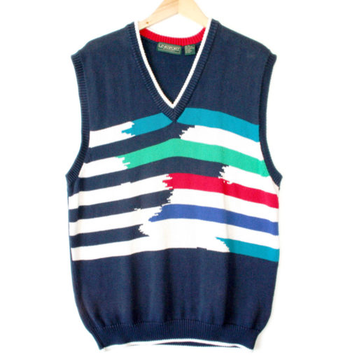 Unfinished Paint Job Golf Ugly Sweater Vest