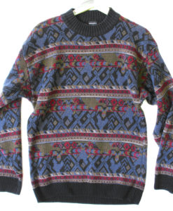 Vintage 80s Generra Men's Nordic Cosby Sweater