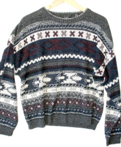 Vintage 80s XXX Ugly Cosby : Ski Sweater