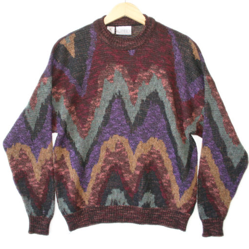 Zig Zag Cosby Style Ugly Sweater