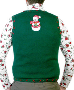 Beaded Nirvana Ugly Christmas Sweater Vest