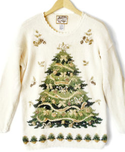 Big Christmas Tree Tacky Ugly Christmas Sweater