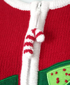 Big Santa Head Tacky Ugly Christmas Sweater - Kids