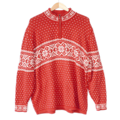 Classic Nordic Snowflake Men's Ski / Ugly Christmas Sweater