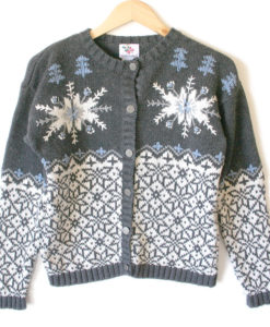 Classic Nordic Snowflake Ski / Ugly Christmas Sweater