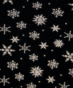 Dark Night of Snowflakes Ugly Christmas Turtleneck