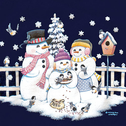 Happy Snowmen Tacky Ugly Christmas Sweatshirt