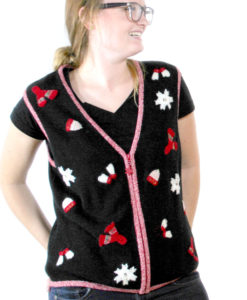 Hats Mittens Scarf Ugly Christmas Sweater Vest