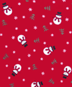 Itty Bitty Snowmen Ugly Christmas Mock Turtleneck
