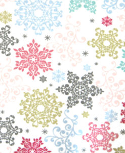 Multicolored Snowflakes Ugly Christmas Turtleneck
