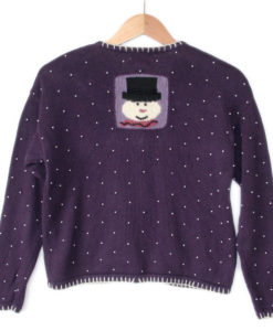 Purple Pocket Psych-Out Ugly Christmas Sweater