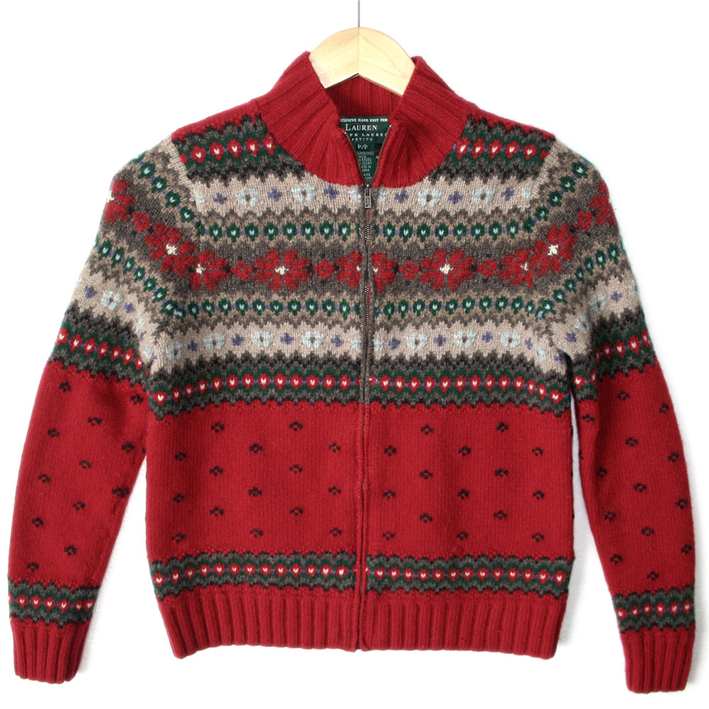 Ralph Lauren Wooly Fair Isle Ugly Ski Sweater - The Ugly Sweater Shop