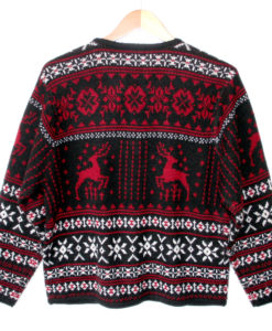 Rustic Reindeer Nordic Ugly Christmas Sweater
