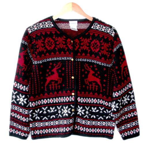 Rustic Reindeer Nordic Ugly Christmas Sweater