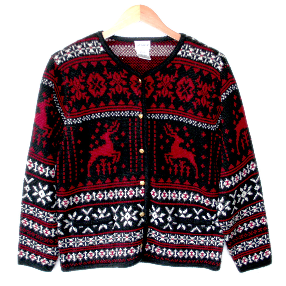 Rustic Reindeer Nordic Ugly Christmas Sweater - The Ugly Sweater Shop