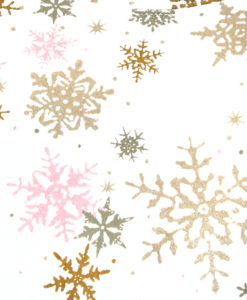 Snowflake Medley Ugly Christmas Mock Turtleneck