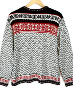 Soft Chenille Traditional Nordic Ugly Ski Sweater