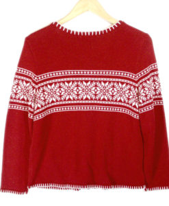 Soft Cozy Traditional Nordic Ugly Ski Sweater