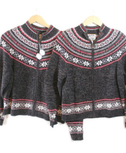 Twinsies! Matching Fair Isle Ski or Ugly Christmas Sweaters