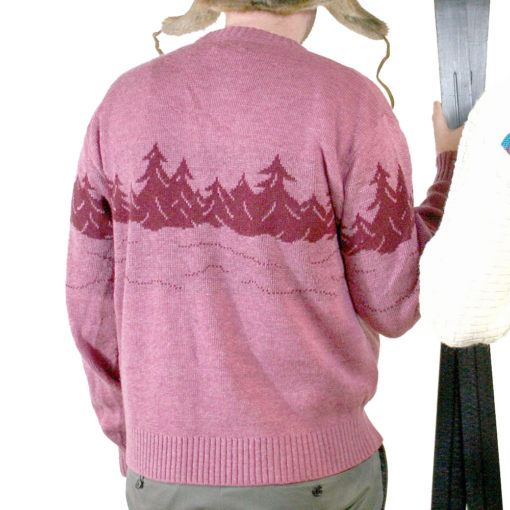 Vintage 70s : 80s Nordic Reindeer Men's Ski Sweater