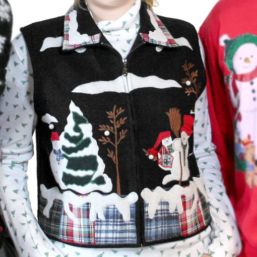 Wooly Winter Wonderland Ugly Christmas Sweater Vest