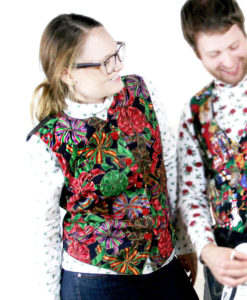 Bows All Over Your Chest Ugly Christmas Vest