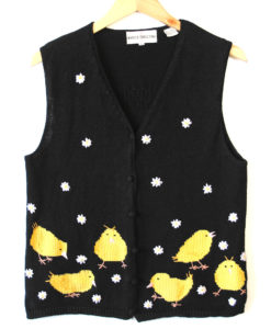 Chick Magnet Tacky Ugly Easter Sweater Vest