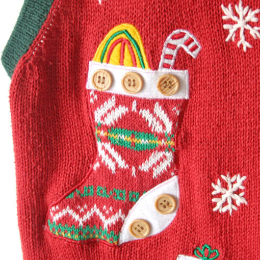 Christmas Stockings Tacky Ugly Holiday Sweater Vest