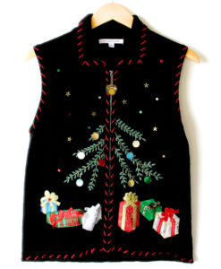 Christmas-Tree-And-Gifts-Black-Ugly-Christmas-Sweater-Vest