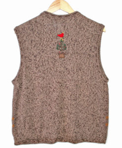 I'm Dreaming Of A Brown Christmas Ugly Sweater Vest